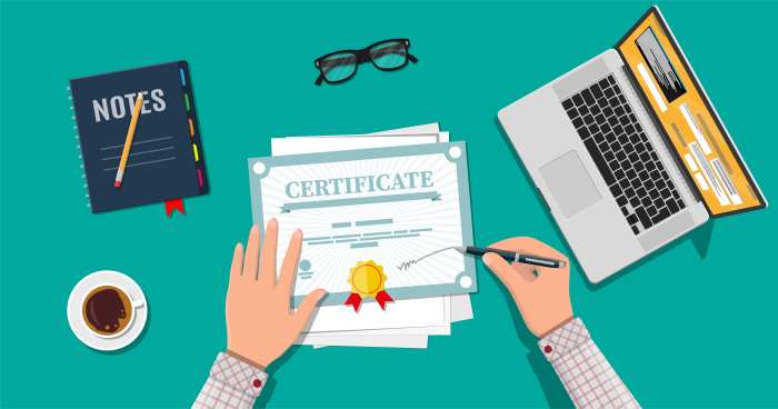 Accreditation diploma certifikat ribbons illustrationer accretions easiest vektorer
